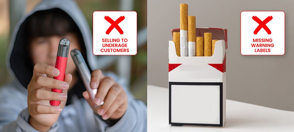 penalty for selling tobacco to minors in florida FDA Acts Shut Down Sales at Stores That Sell to It doesn't matter which one  Eight businesses that were caught